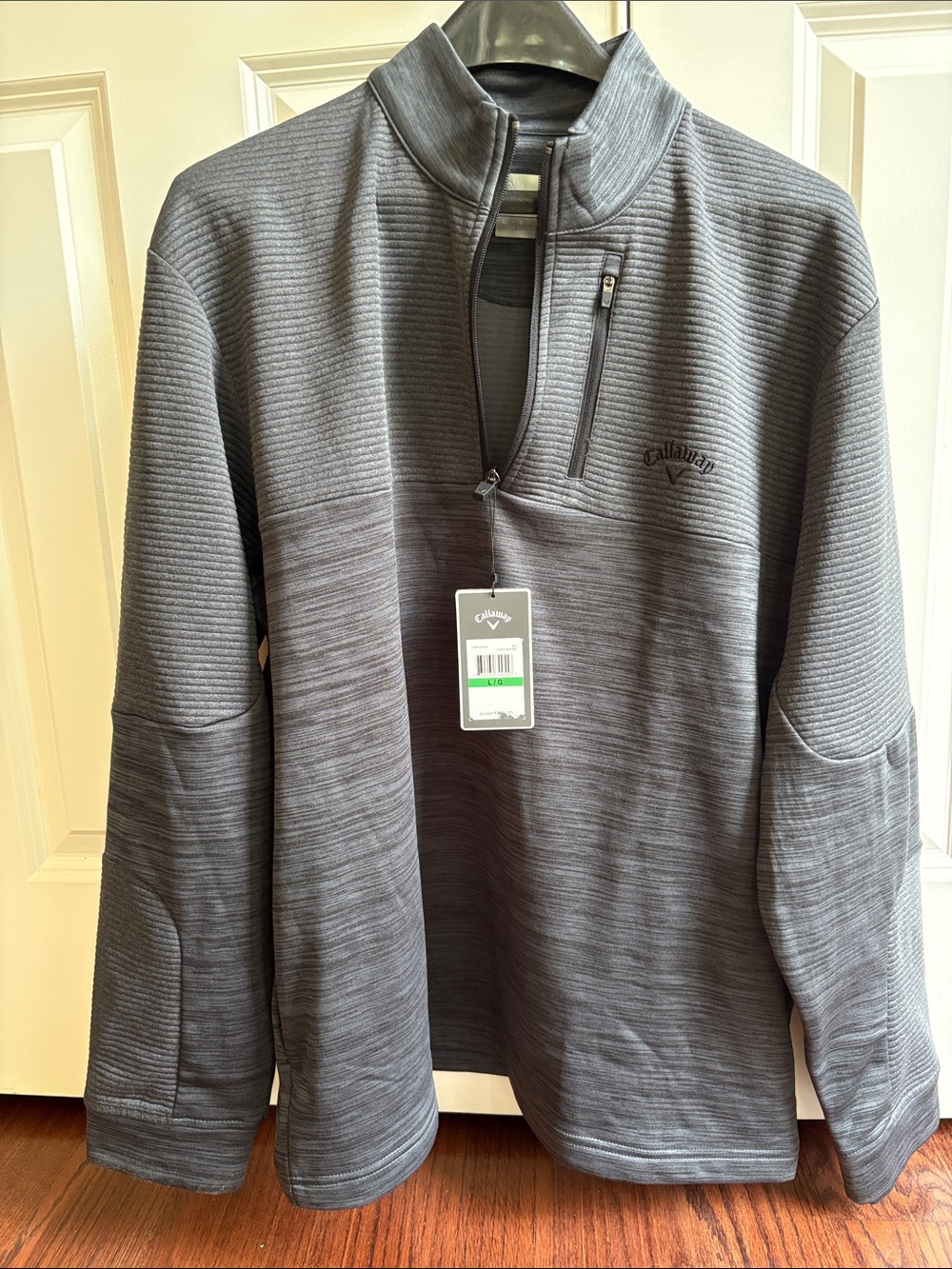 Callaway Men’s Charcoal Gray Quarter-Zip Performance Pullover